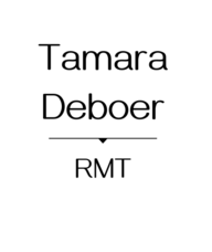 Book an Appointment with Tamara Deboer for Massage Therapy